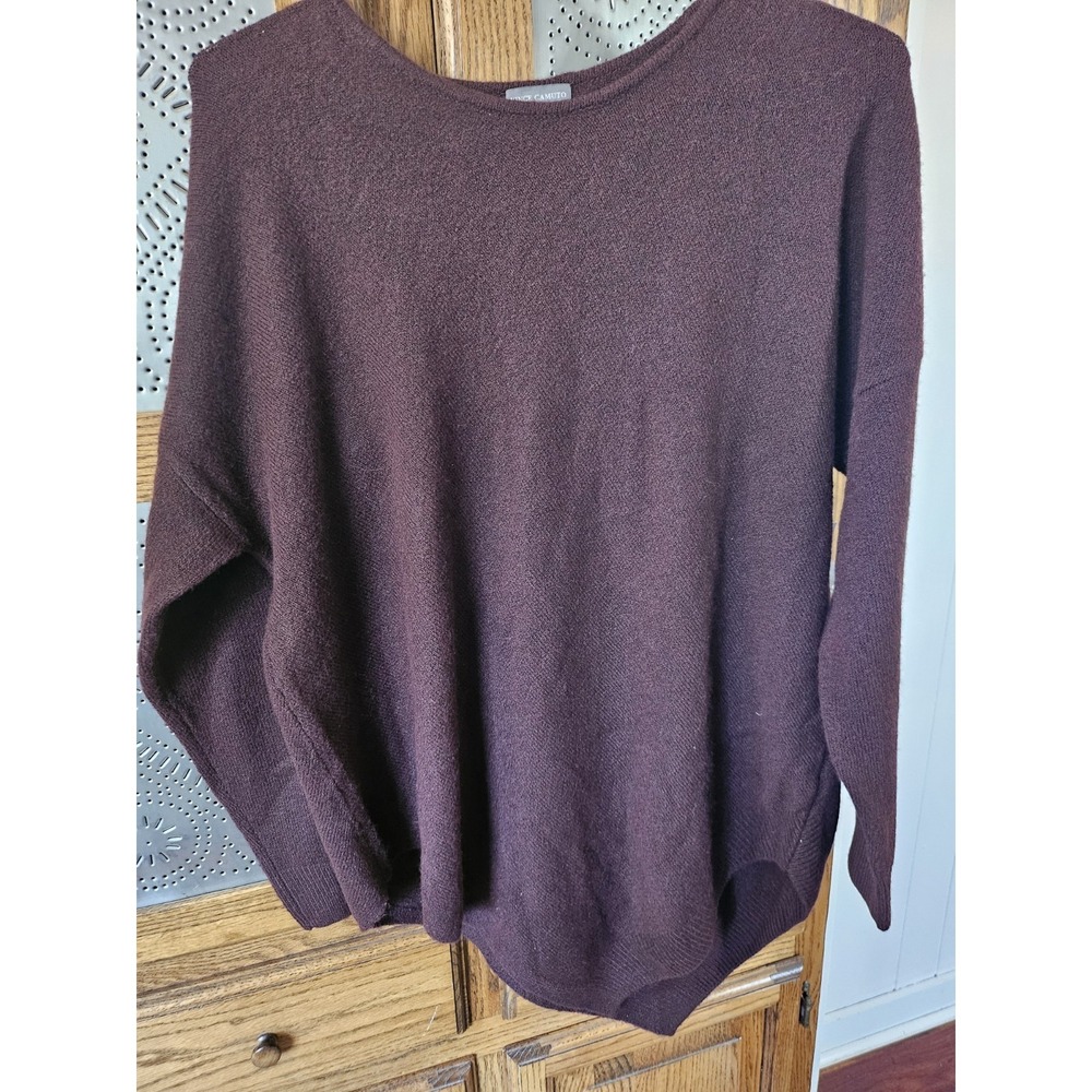 Vince Camuto Sweater, Asymmetrical‎ Hem Perfect For Leggings. Plum Color NWT